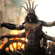 Illustration for article titled In Seventh Son, Julianne Moore's Shoulderpads Have Magic Dragon Powers
